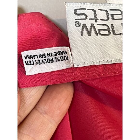 Vintage Festive Top 16 Pink Retro Holiday Feminine 70s Classic Preppy Resort - Picture 8 of 13